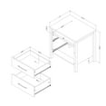 thumbnail image 3 of South Shore Gravity, Contemporary Nightstand,  Black, 3 of 13