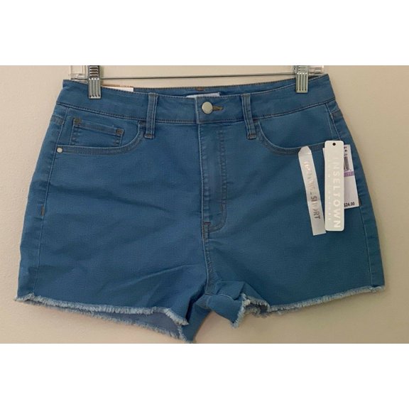 Tinseltown Juniors Frayed Denim Shorts