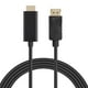 thumbnail image 1 of Cable adaptador DisplayPort a HDMI, cable adaptador de video DisplayPort a HDMI de gran tamaño Cable adaptador impulsado por el rendimiento, 1 of 9