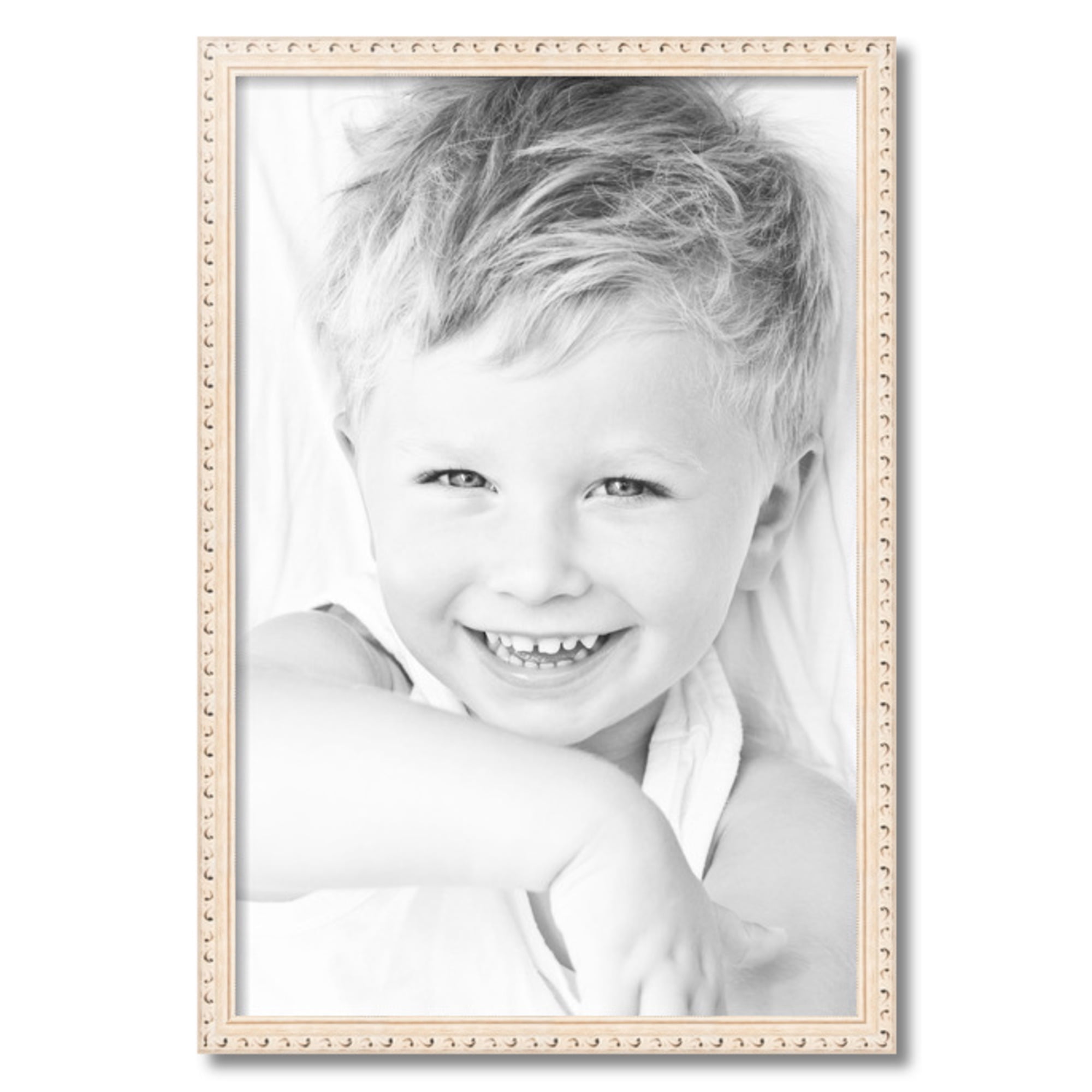 ArtToFrames 20" x 30" White Wash Picture Frame, 20x30 inch White Wood Poster Frame (WOM-4906), 1 Pack