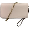 thumbnail image 3 of Tory Burch Women's Britten Pebble Chain Wallet Wristlet Crossbody Bag In Delicate PINK, 3 of 7