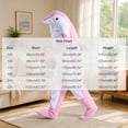 thumbnail image 3 of Maqroz Adult Animal Dolphin Onesie Pajamas Unisex Fleece Halloween Costume Long Sleeve Sleepwear Cosplay Jumpsuit Homewear Winter Warm Party Outfit, 3 of 7