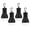 4 black, variant on Camping bulb light outdoor tent light, portable emergency signal light red+blue+green+orange