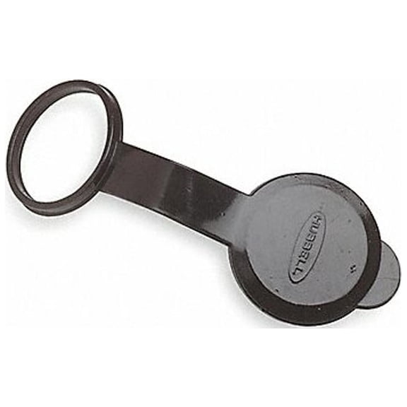 Hubbell Wiring Device-Kellems Plug,Closure,Black HBL6019