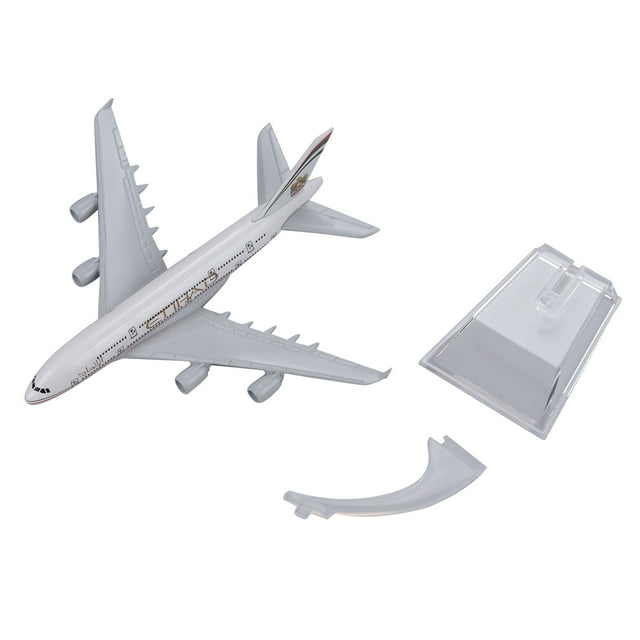 Modèle d'Avion en Métal 1:400 A380 pour Etihad Simulation Modèle d'Avion Kits d'Avion pour Collection et Cadeau