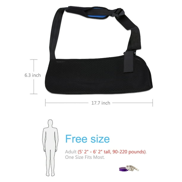 Rotor Inmovilizador De Hombro, Malla Transpirable Codo De Mu?eca Soporte De Antebrazo Brace Correa De Hombro Soporte De Codo De Cabestrillo Para Brazo Izquierdo Y Derecho ANGGREK Otros