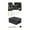 With case, variant on Zeiwohndc X1012 for RPi 5 POE And PCIe to M.2 NVMe SSD Board 2230/2242/2260/2280