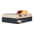 thumbnail image 2 of South Shore Asten, Traditional Bed, Full Blue, 2 of 9