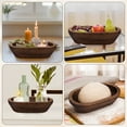 thumbnail image 4 of Gomok 10 Pack Wood Dough Bowl, Wood Tray for Home Decor, Table Decor, Brown, 4 of 9