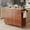 Retro, variant on Kitchen Island with Storage, Lofka Kitchen Island Cart with Drop Leaf, for Dining Room|Living Room, Black