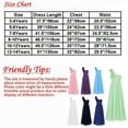 thumbnail image 7 of Alvivi Kids Girls A-Line Chiffon One Shoulder Flower Girl Dress Junior Bridesmaid Wedding Party Pageant Prom Dresses Purple 4, 7 of 7