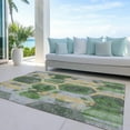 thumbnail image 6 of Addison Rugs Chantille Indoor/Outdoor Transitional Geometric Green Washable Rectangle Rug, 10' x 14', 6 of 6