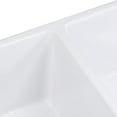 thumbnail image 6 of Ruvati 33 x 18 inch Fireclay Farmhouse Apron-Front Kitchen Sink Double Bowl, 6 of 10