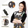 thumbnail image 2 of 5 Pcs Kitchen Set Heat Resistant Oven Mitts and Non-Slip Pot Holders with Adjustable Cooking Apron Torch Sun Staff Chalice, 2 of 6
