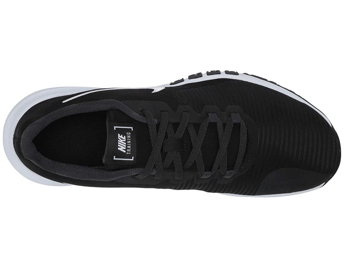 Nike Flex Control 4 Men's Workout Shoes Color: Black/Dark Smoke Grey/Smoke Grey/White Size: 9