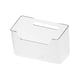 thumbnail image 1 of Caja de almacenamiento para baño, estante de almacenamiento para baño, contenedor de almacenamiento rectangular liviano Blanco, 1 of 8