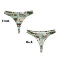 thumbnail image 3 of Balery Vintage Farm Animals Tangas de Algodón para Mujer con Estampado – Ropa Interior Sexy, Transpirable, G-string-XX-Large, 3 of 6