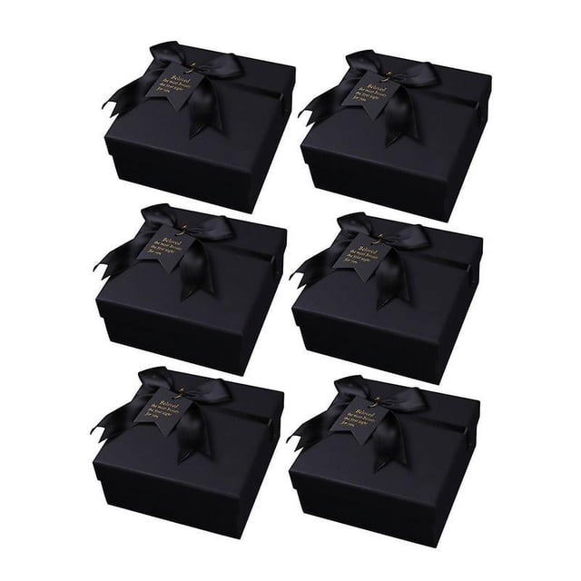 Caja de fiesta de papel de 6 piezas