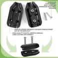 thumbnail image 3 of 4 Pcs 5/8 Inch Rope Clamps Large Reusable Rope Clamp Black Plastic Rope Connector Clamp Suitable fo, 3 of 5