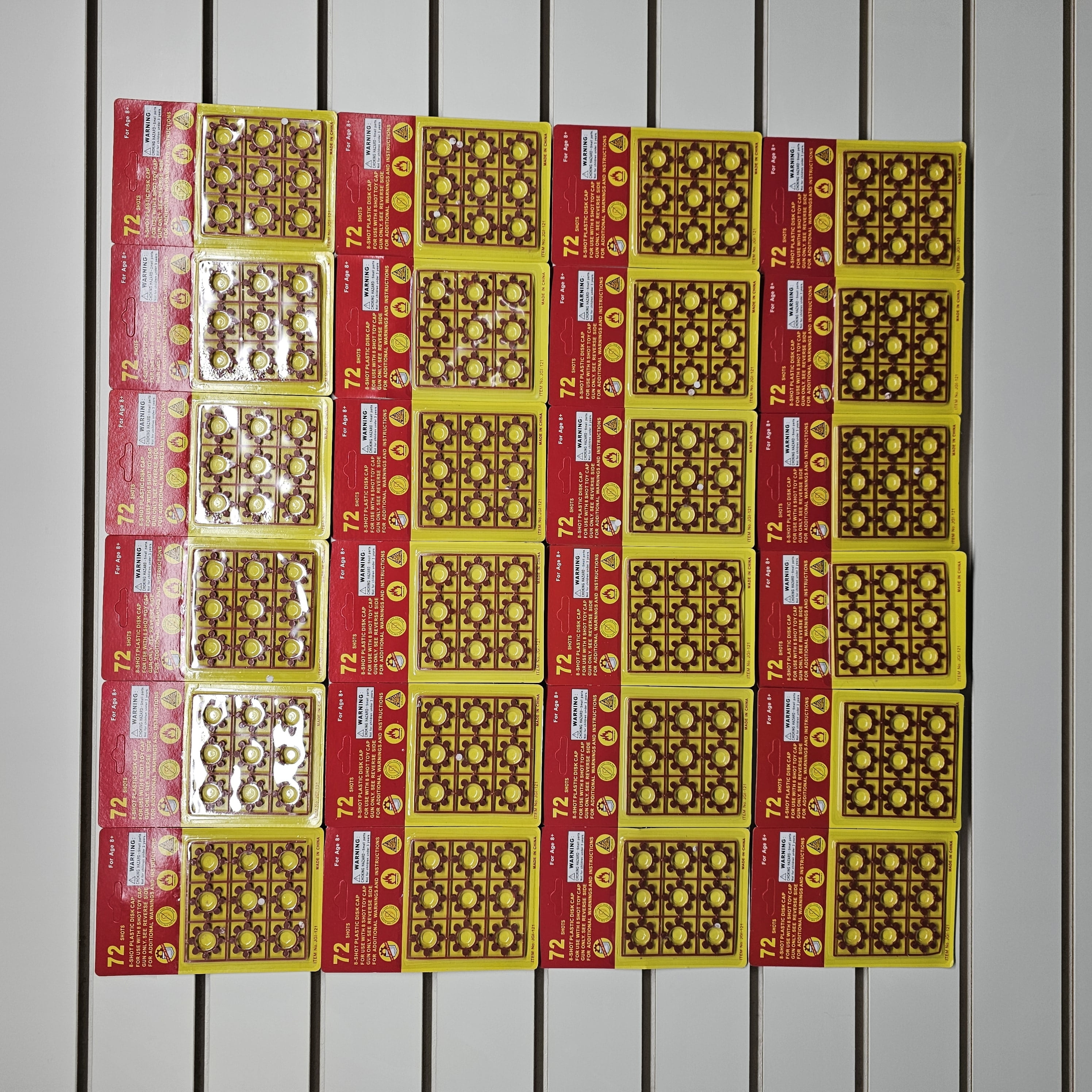 TKT Trading Ring Cap Refills, 8 Shots Circle Caps, 24 Cards, 1728