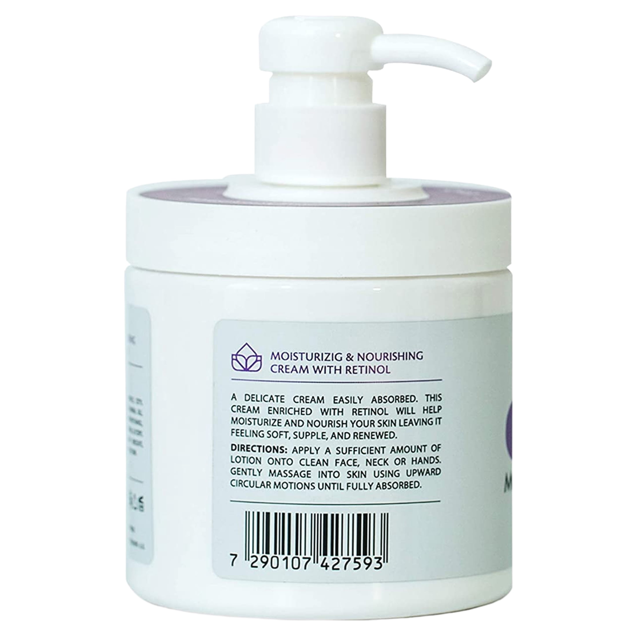 Retinol Professional Size Moisturizing Cream - 16.9 FL oz | Silky, Supple & Healthier Skin