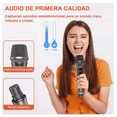 thumbnail image 4 of Set 2 Micrófono    Bloosom Inalámbrico Profesional De Karaoke Con Receptor Gris, 4 of 4