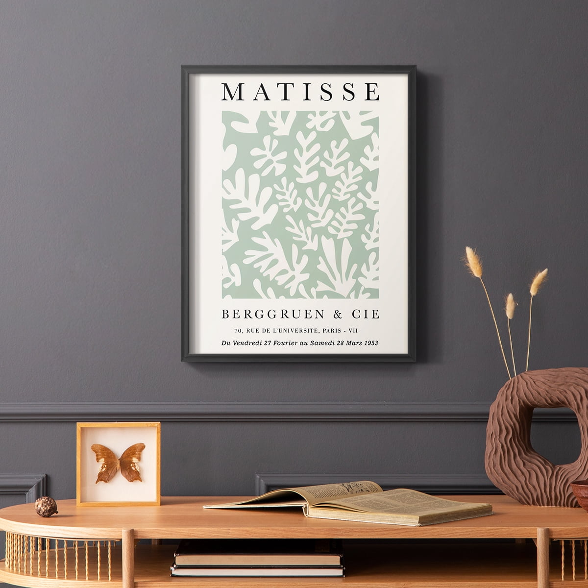 Matisse CLXXVIII Framed Print in Black Solid Wood 16 x 20 Framed Print