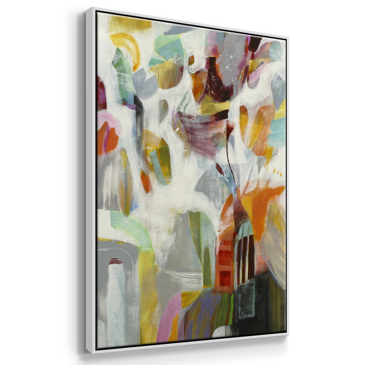 Renewal Framed Premium Gallery Wrapped Canvas - Ready to Hang - 17 x 25 - White Floating Frame