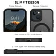 thumbnail image 7 of BENTOBEN Case for iPhone 13 Mini Compatible with Mag-Safe, 5.4" Tpu Matte Shockproof Anti-Scratch Protective Cover, Black, 7 of 7