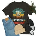thumbnail image 1 of Bourbon Goes In Wisdom Comes Out Vintage Sunset Drink Gift Tshirt S-3XL, 1 of 3