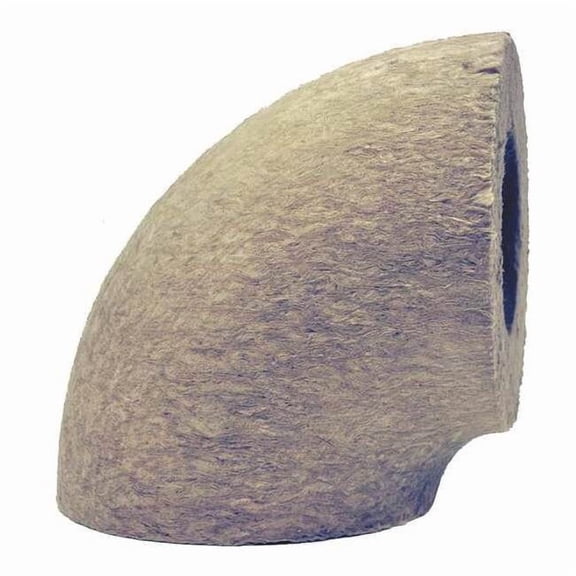 6-1/2" Mineral Wool Elbow Pipe Fitting Insulation, 2" Wall 592086