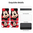 thumbnail image 5 of Cartoon Mickey Mouse And Minnie Mouse Car Floor Mats Universal Floor Mats for Cars Front Rear Car Foot Mats Cute Anime Pattern Car Accessories for Trucks, 5 of 5