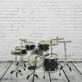 thumbnail image 1 of 8x Realistic Mini Drum Set Music Instrument Accessories for Dollhouse Black, 1 of 6