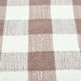 thumbnail image 4 of My Texas House Pink Gingham Fringe Indoor/Outdoor Layering Rug, 38" x 58", 4 of 5