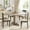 Grey, variant on BouPower 47 Inch Round Dining Table for 4, 30" H Farmhouse Wood Kitchen Table with Sturdy Pedestal Base, Circle Dinner Table for Kitchen, Living Room, Dining Room (Only Table)