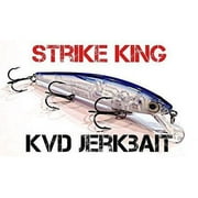 Strike King KVD Jerkbait 3 Hook Clown Jerkbait Lure