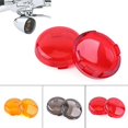 thumbnail image 3 of 4 lentes de señal de giro para motocicleta (rojo, 2.0 in), kit de cubierta de lente de luz de señal de giro con botón, cubierta de luz para motocicleta, 3 of 5