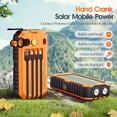 thumbnail image 2 of stanreset Fast Charge Power Bank With Hand-Cranked Generator And Intelligent Protections Multiple Protections orange, 2 of 6