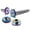 Neo Chrome, variant on J2 Engineering J2-A-9002-RB Pack of 5 - J2 Engineering Aluminum Engine Valve Cover Washer+Bolt Kit (Neo Chrome) - For 1988 to 2000 Honda D -Series 97 98 99