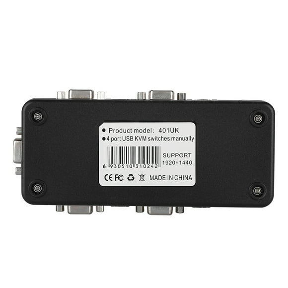 4 Port USB 2.0, Hub Computer Switch Box VGA Switch KVM VGA SVGA Adapter Devices For PC Keyboard Mou