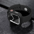 thumbnail image 2 of Apple Watch Case Series 7 for 45mm/41mm with Built-in Tempered Glass Screen Protector (All Watch Series), Guard Bumper Full coverage Cover for Apple Watch Case, Color, 2 of 11