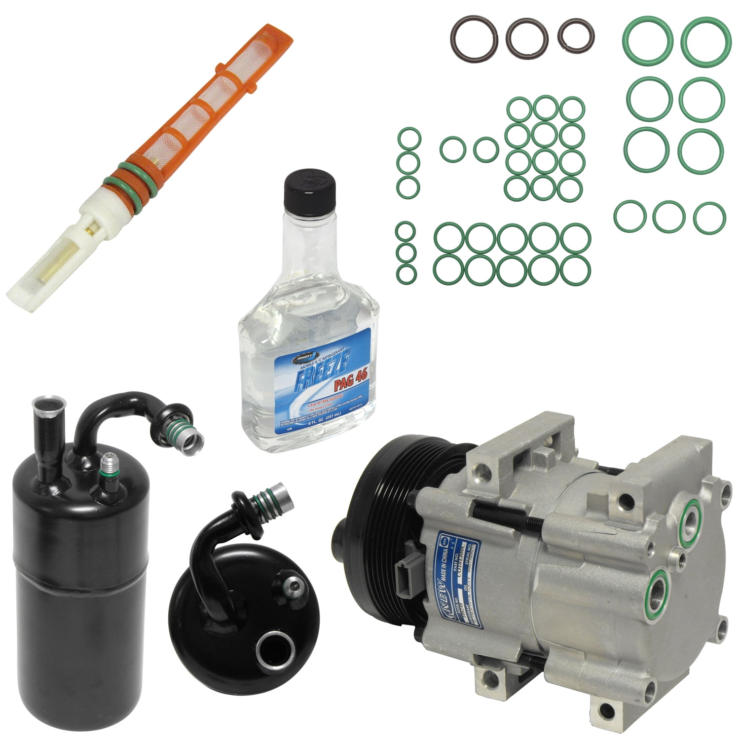 A//C Compressor /& Component Kit-Compressor Replacement Kit UAC KT 4501