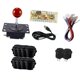 thumbnail image 5 of Kit de bricolaje para juegos de arcade de 1 jugador con mango de joystick, piezas de repuesto, componentes de fácil instalación con botones a presión Negro, 5 of 10