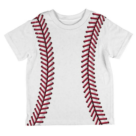 

Baseball All Over Toddler T Shirt Multi 4T