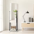 thumbnail image 7 of Oumilen Wood Jewelry Armoire on Casters in Pure White, 7 of 7