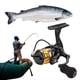 thumbnail image 5 of Carrete de Pesca Giratorio, Bobina Metálica, Relación de Transmisión 4.8:1, para Agua Dulce y Salada, Taycan800, 5 of 5