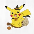 thumbnail image 2 of Women's Pokemon Halloween Pikachu Witch Costume  Graphic Tee White Medium, 2 of 4