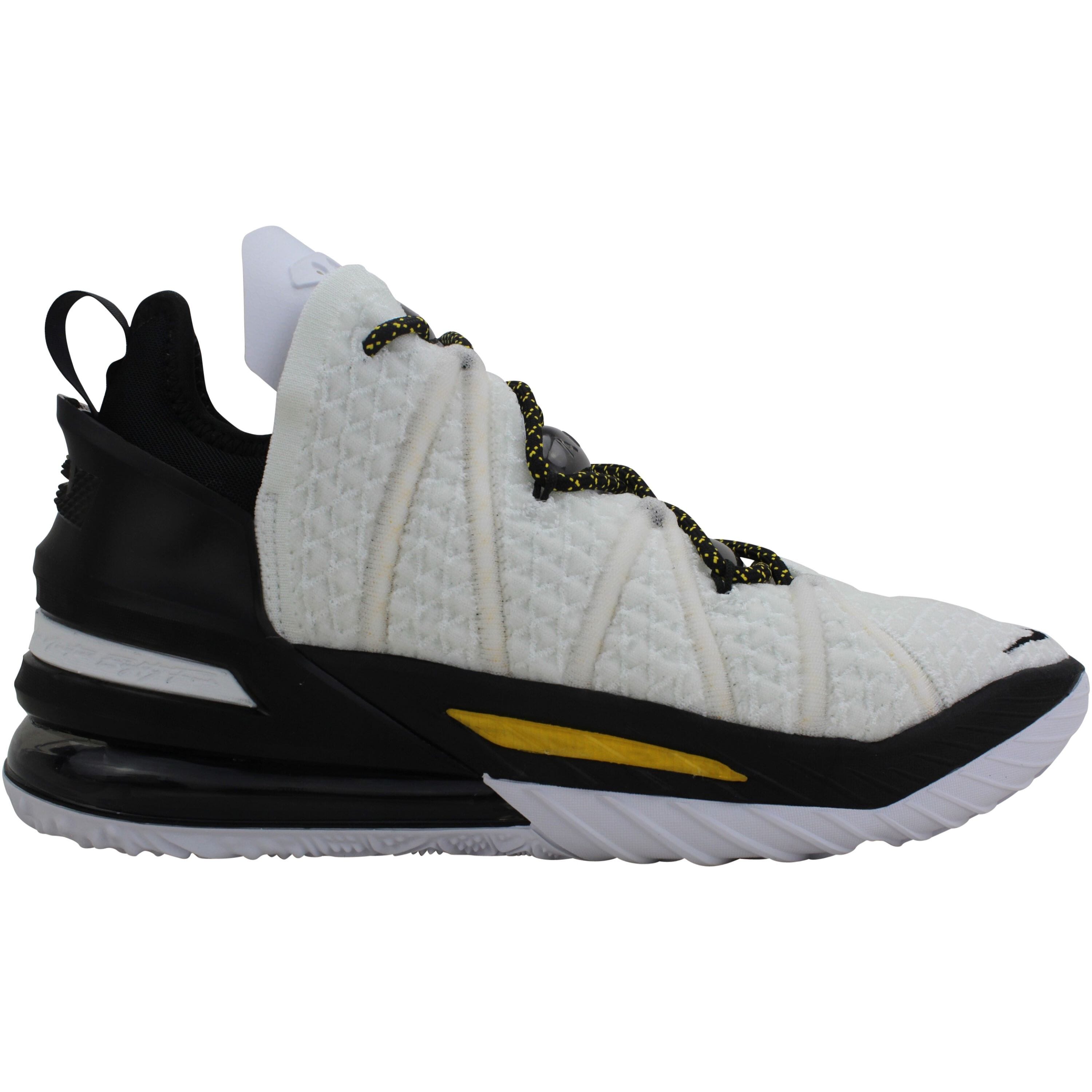 Nike LeBron 18 White/Amarillo/Black 