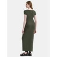 thumbnail image 2 of No Boundaries Maxi Dress with Cap Sleeves, Women's XXS-XXL, 2 of 4