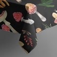 thumbnail image 5 of Red Mushroom Leaf Black Pattern Square Tablecloth,Waterproof Square Table Cover,Wipeable Spillproof Washable Table Cover for Home Kitchen Party Decor 42"X42"(107x107cm), 5 of 6